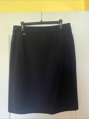 Calvin Klein Navy Pencil Skirt